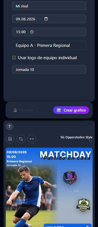 Vista previa de Spieltag.Studio
