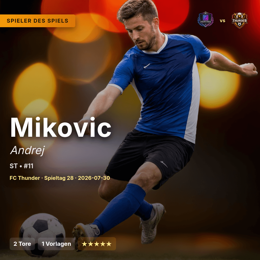 Spieler des Spiels