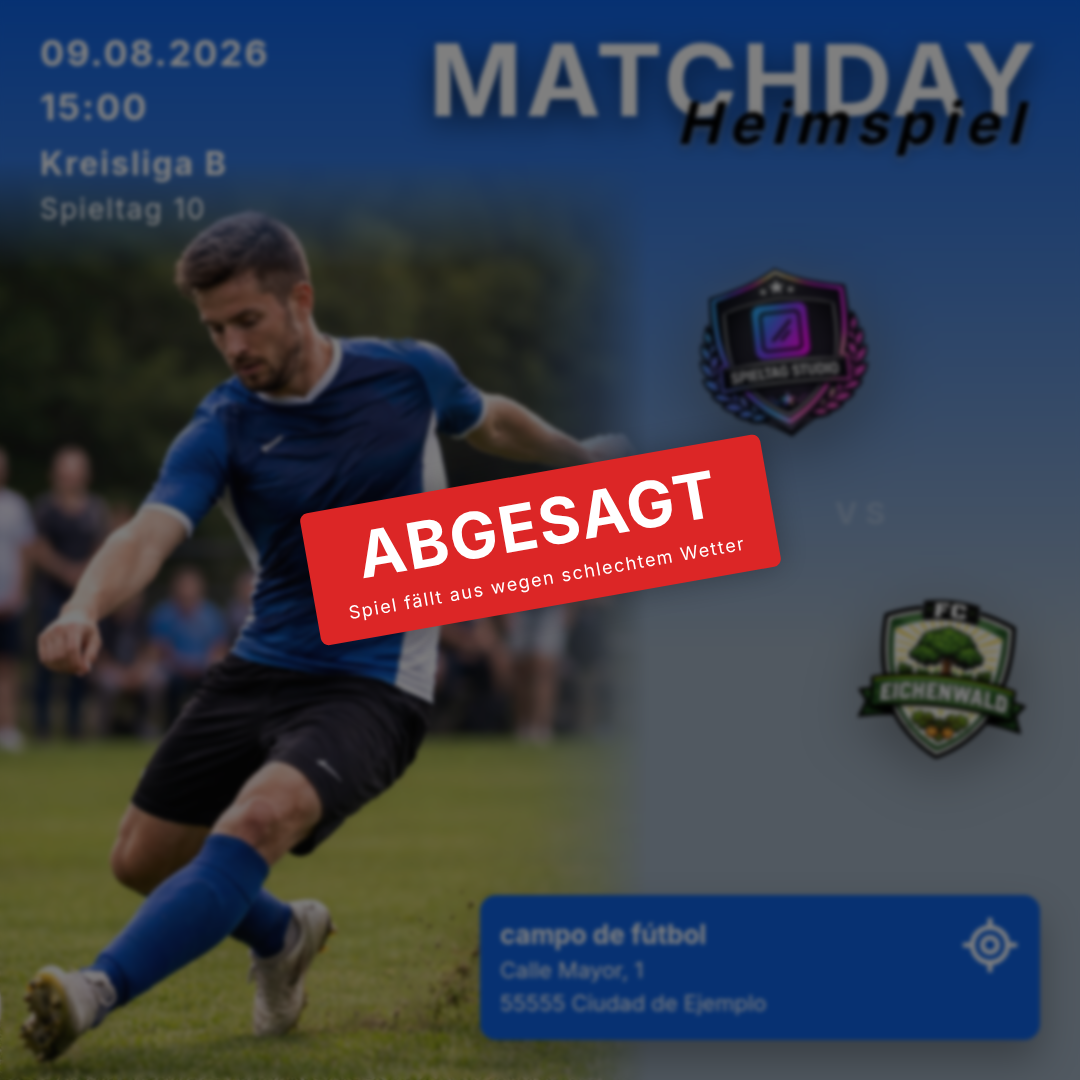 Absage Beispiel