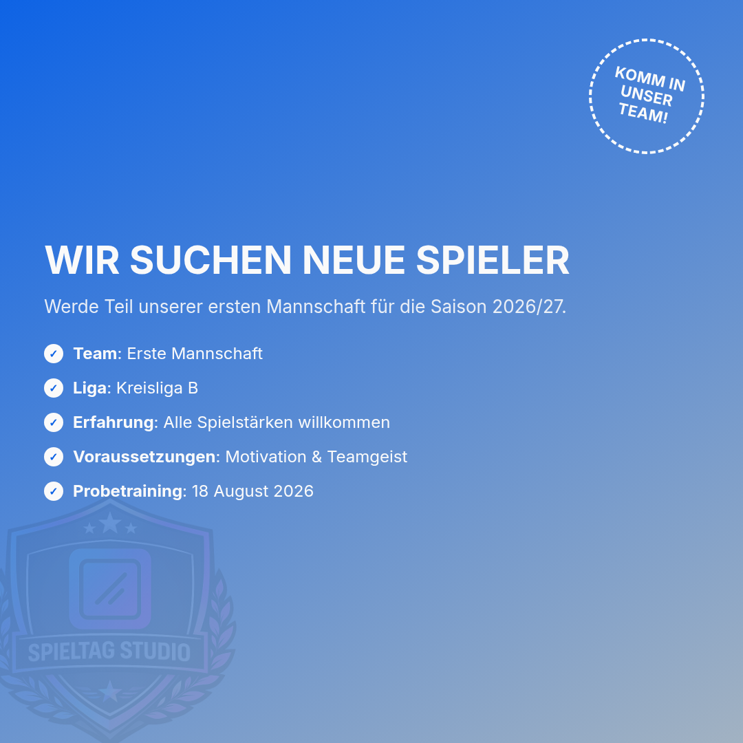 Vereinsmitteilung Beispiel